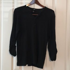 H&M Black Lightweight Top